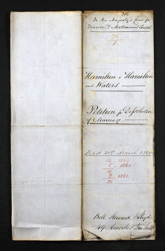 Project - A New Methodological Approach to the History of Divorce, 1857 ...