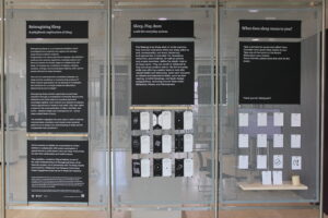A display in the Reimagining Sleep exhibition at City Library, explores sleeplessness in contemporary literature