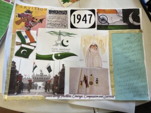 Moodboard 1.Independence day and flags Partition