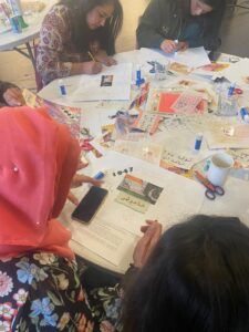 Older women's moodboard workshop