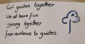 Gosforth Guides Catch (to the tune of 'Scotland it Burneth', 'London’s Burning', 2025