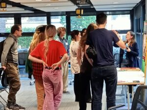 Learning a Tudor Drinking song at the Newcastle Late Shows, May 2025