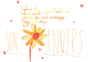 Sunflower Six's song to the tune of 'O My Love', Great Park Brownies,2025