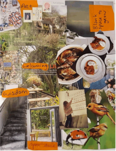 Collage from "A Women's Building Manifesto", supporting women through Women's buildings