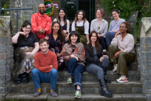 A Writing Chance (supporting working-class writers) 2024-25 writers at the Arvon Residential Writing Retreat