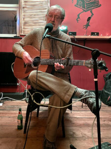 Nev Clay performing - photo by Jenny Alderson