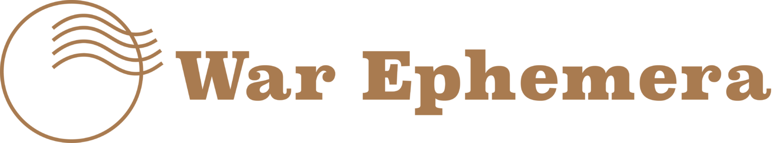 What are/is Ephemera? - War Ephemera